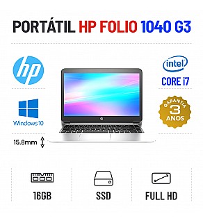 HP FOLIO FINO 1040 G3 14" FULLHD i7-6600U 16GB RAM 240GB SSD