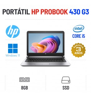 HP PROBOOK 430 G3 | 13.3" | i5-6200U | 8GB RAM | 240GB SSD