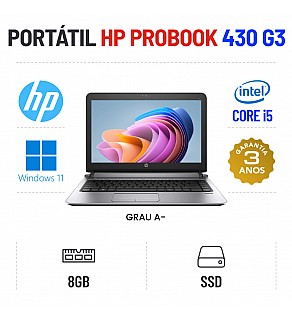 HP PROBOOK 430 G3 | 13.3" | i5-6200U | 8GB RAM | 240GB SSD