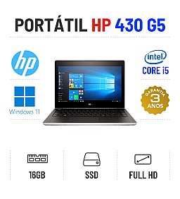HP PROBOOK 430 G5 | 13.3" FULLHD | i5-8250U | 16GB RAM | 240GB SSD