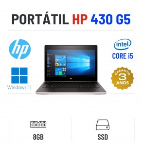 HP PROBOOK 430 G5 | 13.3" | I5-8250U | 8GB RAM | 240GB SSD
