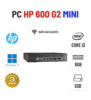 HP ELITEDESK 600 G2 MINI | i3-6100T | 8GB RAM | 240GB SSD