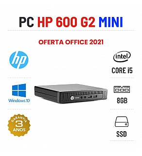 HP PRODESK 600 G2 MINI | i5-6500 | 8GB RAM | 240GB SSD OFERTA OFFICE 2021