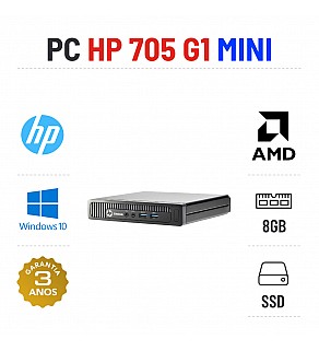 HP ELITEDESK 705 G1 MINI | AMD A8 PRO-7600B = i5-4440| 8GB RAM | 240GB SSD