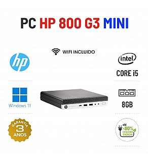 HP 800 G3 MICRO/MINI | i5-7500T | 8GB RAM | SSD | OFERTA DE OFFICE 2021
