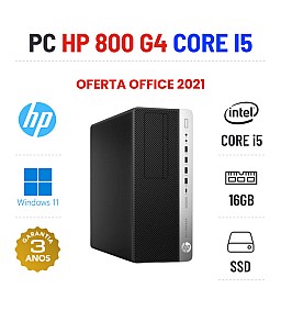 HP ELITEDESK 800 G4 TOWER| i5-8500 | 16GB RAM | 240GB SSD OFERTA OFFICE 2021