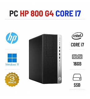 HP ELITEDESK 800 G4 i7-8700 16GB RAM 480GB SSD