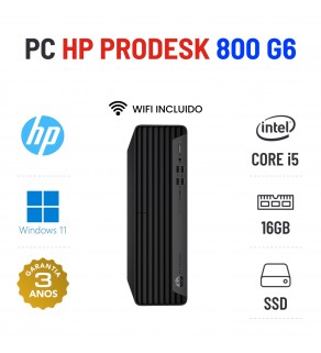 HP ELITEDESK 800 G6 SFF | i5-10400F | 16GB RAM | 240GB SSD OFERTA OFFICE