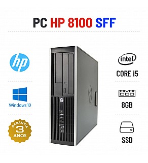 HP ELITE 8100 | CORE I5 | 8GB RAM | SSD