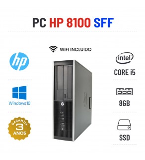 HP ELITE 8100 | CORE I5 | 8GB RAM | SSD