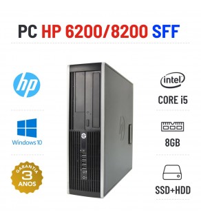 HP ELITE 8200/6200 SFF | i5-2400 | 8GB RAM | SSD+HDD