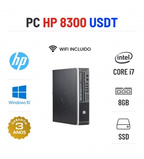 HP COMPAQ ELITE 8300 USDT | I7-3770S | 8GB RAM | 240GB SSD