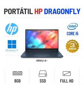 HP ELITE DRAGONFLY | 13.3" FULLHD | I5-8365U | 8GB RAM | 240GB SSD