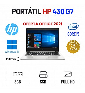 HP PROBOOK 430 G7 | 13.3" FULLHD | i5-10210U | 8GB RAM | 240GB SSD OFERTA OFFICE 2021