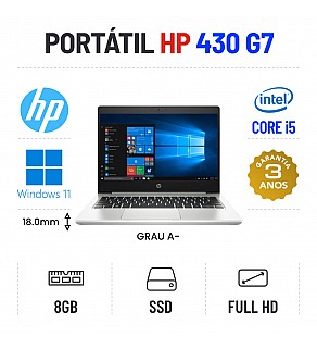 HP PROBOOK 430 G7 | 13.3" FULLHD | i5-10210U | 8GB RAM | 240GB SSD