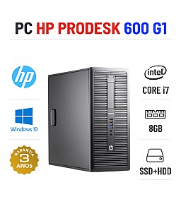 HP PRODESK 600 G1 TOWER | i7-4770 | 8GB RAM | SSD+HDD
