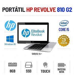 HP REVOLVE 810 G2 TAB | 11.6" | TOUCH | I5-4210u | 8GB RAM | SSD | BATERIA NOVA