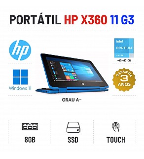 HP PROBOOK X360 11 G3 EE | 11.6" TOUCH | N5000 = i5-4210u | 8GB RAM | SSD
