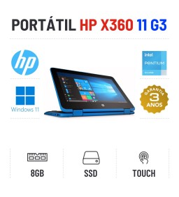 HP PROBOOK X360 11 G3 EE | 11.6" TOUCH | N5000 | 8GB RAM | SSD