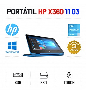 HP PROBOOK X360 11 G3 EE | 11.6" TOUCH | N5000 | 8GB RAM | SSD