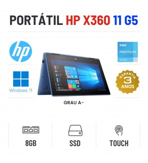 HP PROBOOK X360 11 G5 EE | 11.6" TOUCH | INTEL N5000 | 8GB | SSD