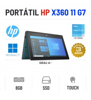 HP PROBOOK X360 11 G7 | 11.6" TOUCH | N6000=I5-5200U | 8GB RAM | SSD