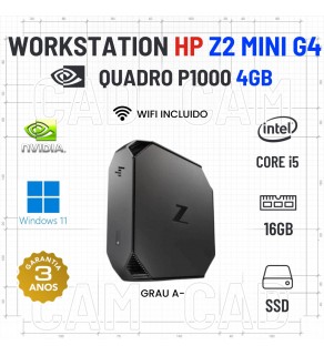 HP Z2 G4 MICRO/MINI | I5-8500 | 16GB RAM | 480GB SSD | QUADRO P1000 4GB