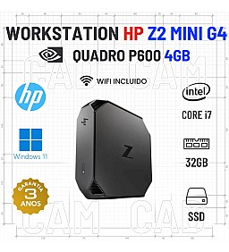 HP Z2 G4 MICRO/MINI | i7-8700 | 32GB RAM | 480GB SSD | QUADRO P600 4GB