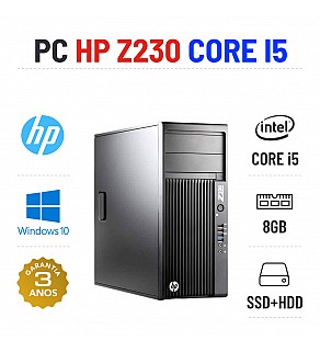 HP Z230 TOWER i5-4590 8GB RAM SSD+HDD