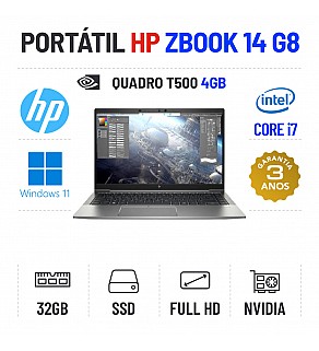 HP ZBOOK FIREFLY 14 G8 | 14" FULLHD | i7-1165G7 | 32GB RAM | 480GB SSD | QUADRO T500 4GB