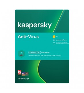 Kaspersky Antivírus 1 Ano 1 Utilizador