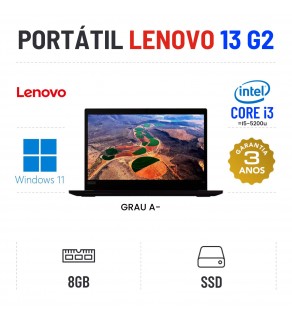 LENOVO THINKPAD 13 G2 | 13.3" | I3-7100u=I5-5200u | 8GB RAM | SSD