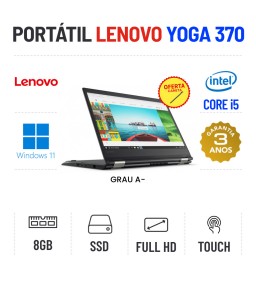 LENOVO YOGA 370 | 13.3" TOUCH FULLHD | I5-7200U | 8GB RAM | 240GB SSD