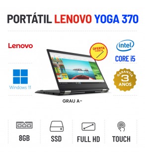 LENOVO YOGA 370 | 13.3" TOUCH FULLHD | I5-7200U | 8GB RAM | 240GB SSD