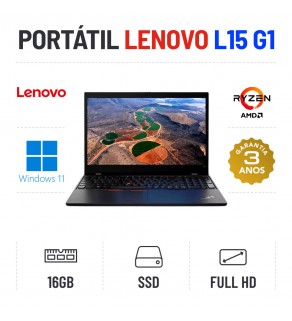 LENOVO THINKPAD L15 G1 | 15.6'' FULLHD | RYZEN 5 PRO 4650U | 16GB RAM | 240GB SSD