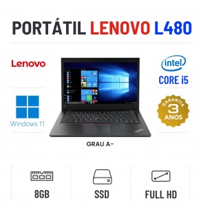 LENOVO THINKPAD L480 | 14'' FULLHD | i5-7300u | 8GB RAM | 240GB SSD