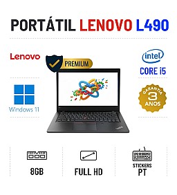 LENOVO THINKPAD L490 | 14'' FULLHD | i5-8365u | 8GB RAM | 240GB SSD