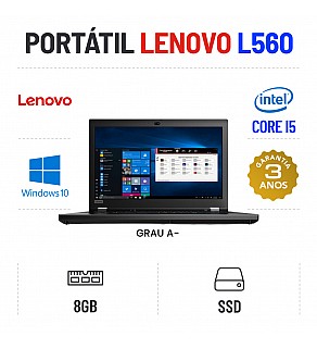 LENOVO THINKPAD L560 15.6" i5-6300u 8GB RAM 240GB SSD TECLADO NUMERICO
