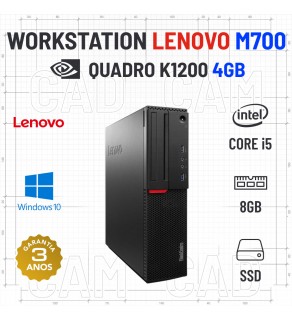 WORKSTATION LENOVO M700 SFF i5-6500 8GB RAM 240GB SSD QUADRO K1200-4GB