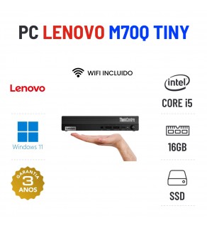 LENOVO THINKCENTRE M70Q MINI | i5-12400T | 16GB RAM | 240GB SSD