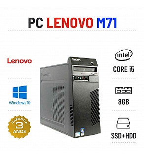 LENOVO THINKCENTRE M71 | I5-2400 | 8GB RAM | SSD+HDD