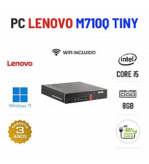 LENOVO THINKCENTRE M710Q MINI | i5-6500T | 8GB RAM | SSD | OFERTA DE OFFICE 2021