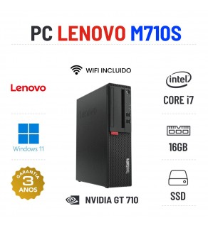 LENOVO THINKCENTRE M710S SFF | i7-7700 | 16GB RAM | 240GB SSD | GT710