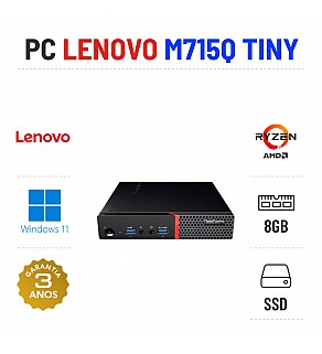 LENOVO THINKCENTRE M715Q MINI/TINY | RYZEN 5 2400GE | 8GB RAM | 240GB SSD