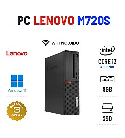 LENOVO THINKCENTRE M720S SFF | i3-8GEN=i7-6700 | 8GB RAM | SSD