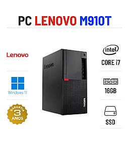 LENOVO M910T TOWER | i7-7700 | 16GB RAM | 480GB SSD OFERTA OFFICE 2021