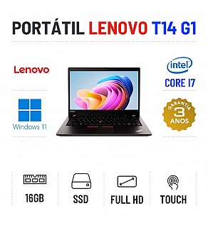 LENOVO THINKPAD T14 G1 | 14" TOUCH FULLHD | i7-10510U | 16GB RAM | 480GB SSD