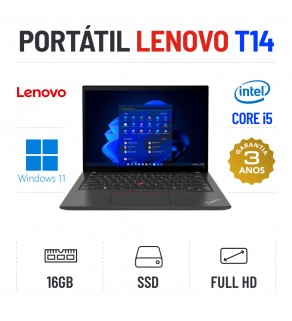 LENOVO THINKPAD T14 | 14.1" FULLHD | i5-10310U | 16GB RAM | 480GB SSD