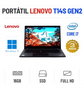 LENOVO THINKPAD T14S GEN 2 | 14" FULLHD | i7-1185G7 | 16GB RAM | 240GB SSD 