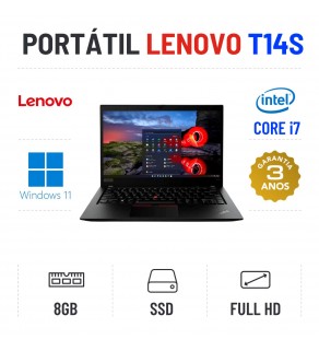 LENOVO THINKPAD T14S | 14" FULLHD | i7-10610U | 8GB RAM | 240GB SSD OFERTA OFFICE 2021